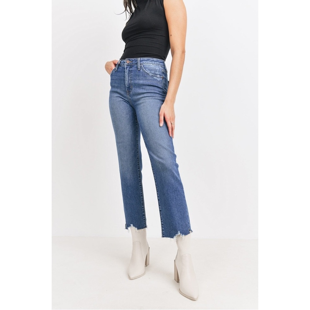 Just Black The Vintage Straight in Medium Wash 26